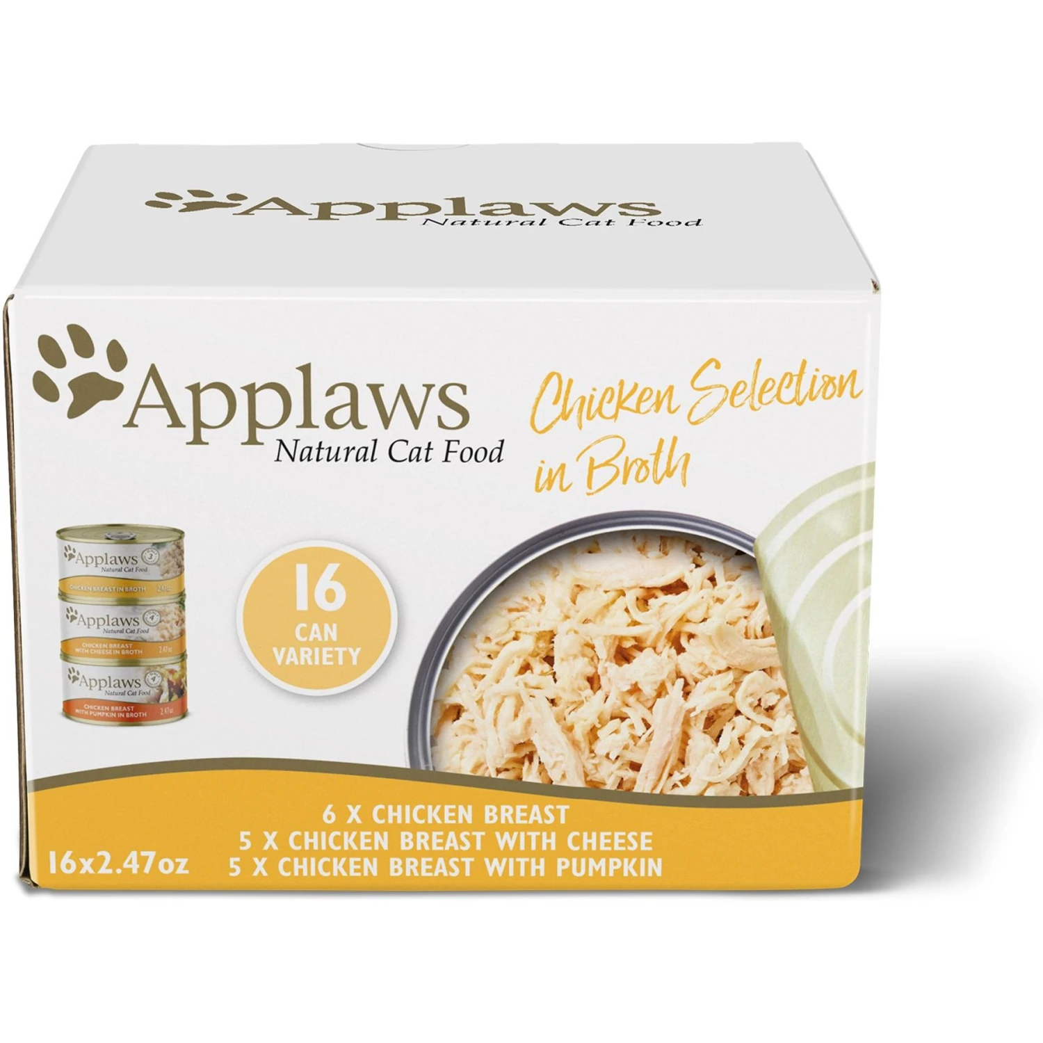Applaws Chicken Selection In Broth Variety Pack Wet Cat Food 3 Applaws Chicken Selection In Broth Variety Pack Wet Cat Food