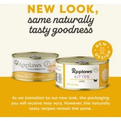 Applaws Chicken Breast In Broth Wet Kitten Food, 2.47-oz Can, Case Of 24 10 Applaws Chicken Breast In Broth Wet Kitten Food, 2.47-oz Can, Case Of 24 -Blue Buffalo Shop 286443 PT1. AC SS1800 V1658151926