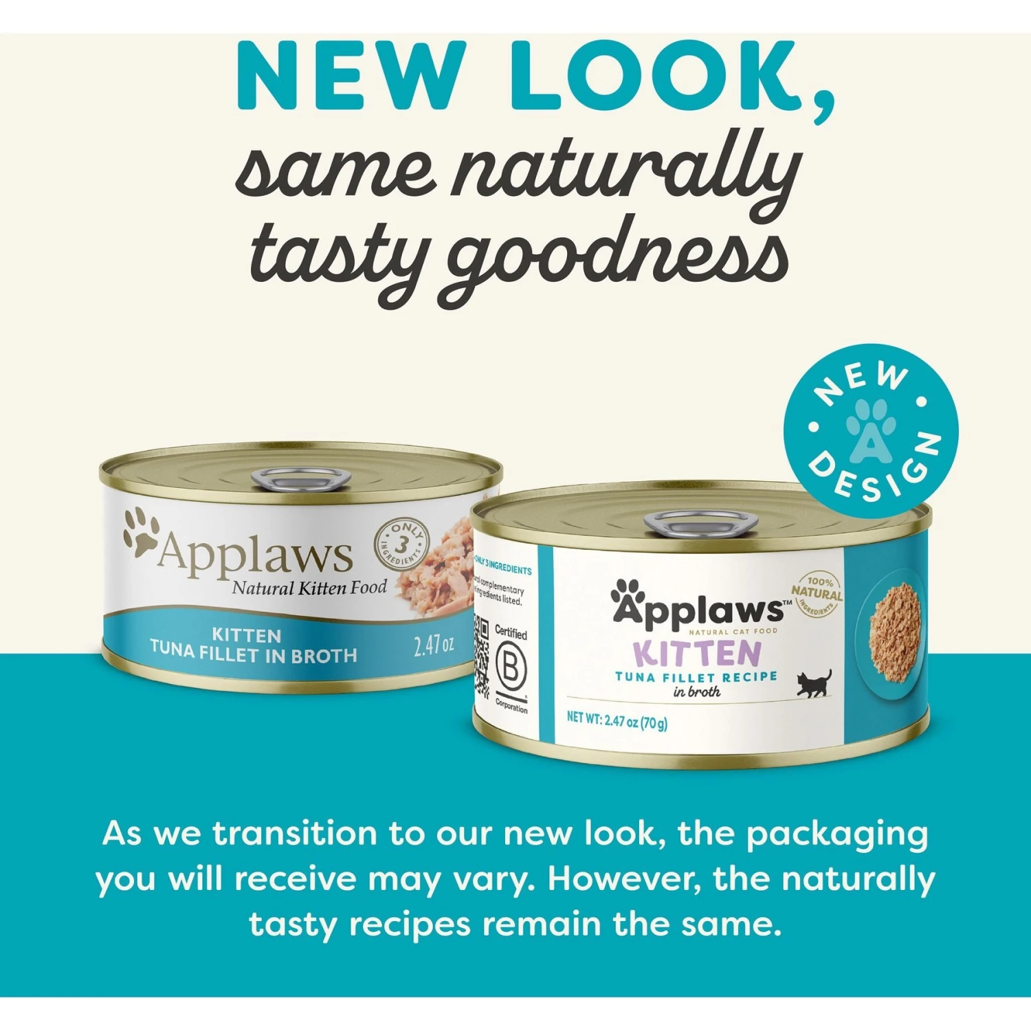 Applaws Tuna Fillet In Broth Wet Kitten Food 4 Applaws Tuna Fillet In Broth Wet Kitten Food - Image 2