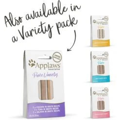 Applaws Purée Chicken Grain-Free Lickable Cat Treats, 8 Count, 0.25oz Pouch, Case Of 10 -Blue Buffalo Shop 286479 PT5. AC SS1800 V1658156117