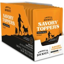 American Journey Savory Toppers Chicken Recipe In Gravy Grain-Free Dog Food Topper, 3-oz Pouches, Case Of 24 -Blue Buffalo Shop 286955 PT2. AC SS1800 V1628536053