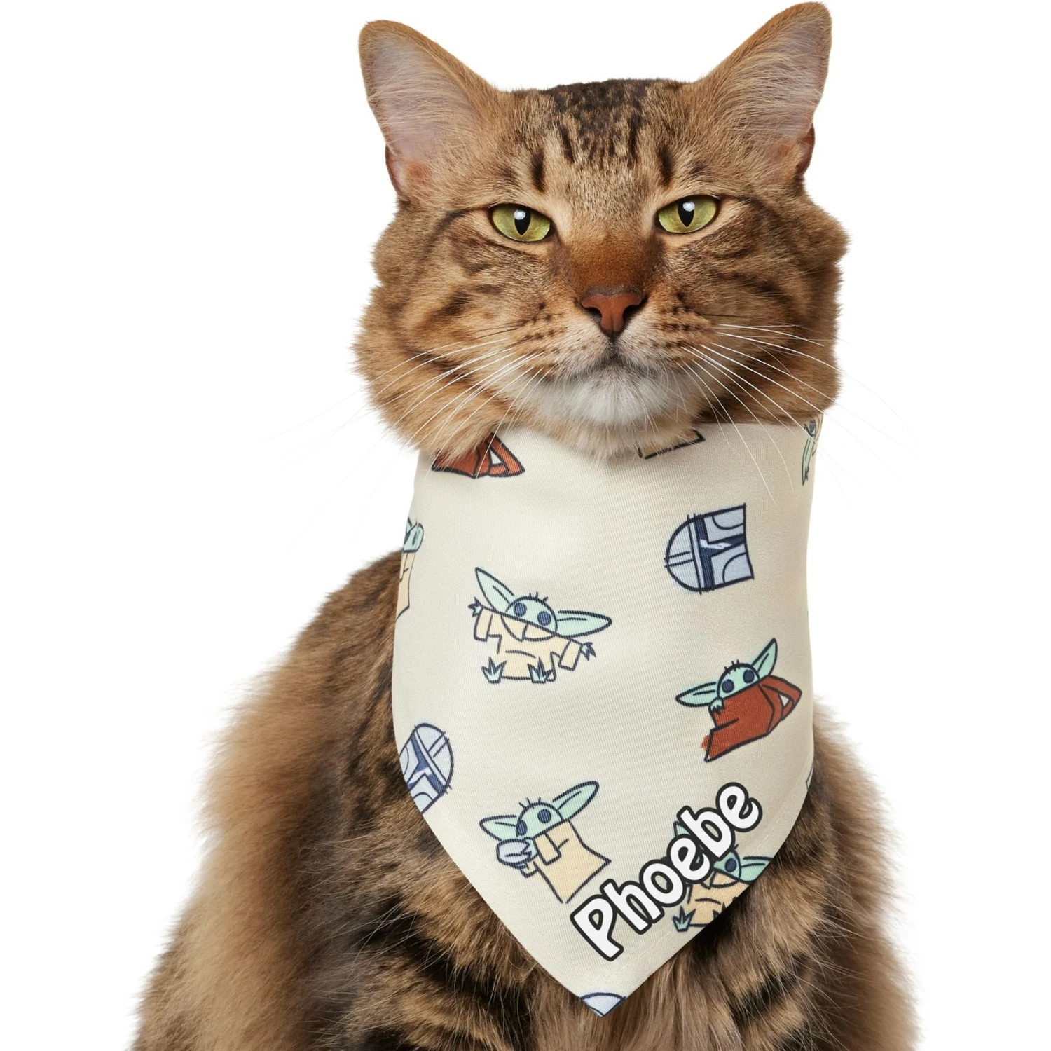 STAR WARS THE MANDALORIAN GROGU Doodle Print Personalized Dog & Cat Bandana 5 STAR WARS THE MANDALORIAN GROGU Doodle Print Personalized Dog & Cat Bandana - Image 3