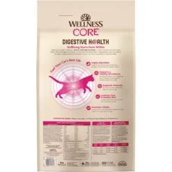Wellness CORE Digestive Health Salmon Pate Recipe Grain-Free Wet Cat Food, 3-oz, Case Of 12 & Wellness CORE Digestive Health Wholesome Grains Salmon & Rice Recipe Dry Cat Food -Blue Buffalo Shop 290196 PT2. AC SS1800 V1620088340