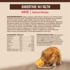 Wellness CORE Digestive Health Salmon Pate Recipe Grain-Free Wet Cat Food, 3-oz, Case Of 12 & Wellness CORE Digestive Health Wholesome Grains Salmon & Rice Recipe Dry Cat Food -Blue Buffalo Shop 290196 PT6. AC SS1800 V1620088957