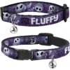 Buckle-Down Disney Nightmare Before Christmas Jack Expressions/Ghosts In Cemetery Personalized Breakaway Cat Collar With Bell -Blue Buffalo Shop 290282 MAIN. AC SS1800 V1619736451