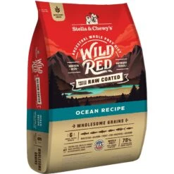 Stella & Chewy's Wild Red Raw Coated Kibble Wholesome Grains Ocean Recipe Dry Dog Food