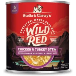 Stella & Chewy's Wild Red Grain-Free Chicken & Turkey Stew Wet Dog Food