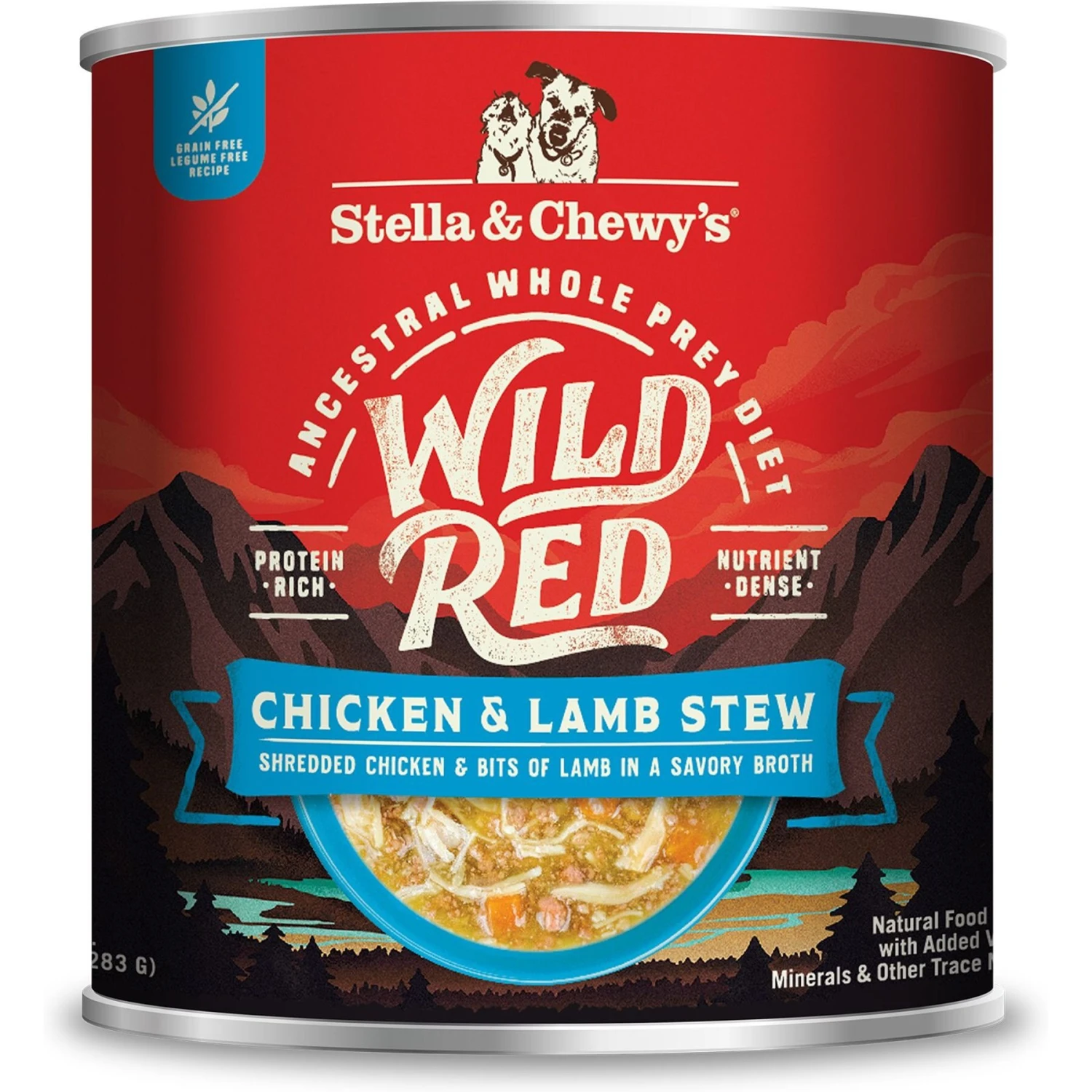 Stella & Chewy's Wild Red Grain-Free Chicken & Lamb Stew Wet Dog Food 3 Stella & Chewy's Wild Red Grain-Free Chicken & Lamb Stew Wet Dog Food