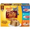 Meow Mix Tasty Layers Variety Pack Swirled Paté Cat Food, 2.75-oz Can, Case Of 12