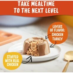 Meow Mix Tasty Layers Chicken & Turkey Recipe Stuffed With Real Chicken Swirled Paté Cat Food, 2.75-oz Can, Case Of 12 -Blue Buffalo Shop 292098 PT3. AC SS1800 V1670620172