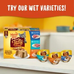 Meow Mix Tasty Layers Chicken & Turkey Recipe Stuffed With Real Chicken Swirled Paté Cat Food, 2.75-oz Can, Case Of 12 -Blue Buffalo Shop 292098 PT6. AC SS1800 V1670621660