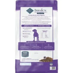 Blue Buffalo Basics Skin & Stomach Care Grain-Free Formula Turkey & Potato Recipe Adult Dry Dog Food & Blue Buffalo Basics Skin & Stomach Care Biscuits Turkey & Potato Dog Treats -Blue Buffalo Shop 292686 PT2. AC SS1800 V1646350338