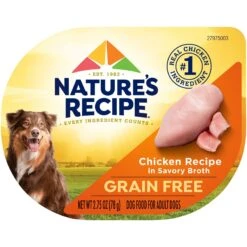 Nature's Recipe Grain-Free Chicken, Sweet Potato & Pumpkin Recipe Dry Dog Food & Nature's Recipe Grain-Free Chicken Recipe In Broth Wet Dog Food 12 Nature's Recipe Grain-Free Chicken, Sweet Potato & Pumpkin Recipe Dry Dog Food & Nature's Recipe Grain-Free Chicken Recipe In Broth Wet Dog Food -Blue Buffalo Shop 293380 PT1. AC SS1800 V1683557334