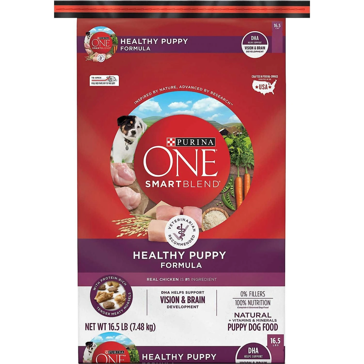 Purina ONE +Plus Natural High Protein Healthy Puppy Formula Dry Puppy Food & Wellness Soft Puppy Bites Lamb & Salmon Recipe Grain-Free Natural Dog Treats 4 Purina ONE +Plus Natural High Protein Healthy Puppy Formula Dry Puppy Food & Wellness Soft Puppy Bites Lamb & Salmon Recipe Grain-Free Natural Dog Treats - Image 2