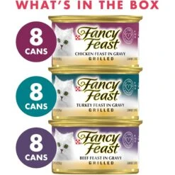 Tiny Tiger Chunks In Gravy Beef & Poultry Recipes Variety Pack Grain-Free Canned Cat Food & Fancy Feast Grilled Poultry & Beef Feast Variety Pack Canned Cat Food 13 Tiny Tiger Chunks In Gravy Beef & Poultry Recipes Variety Pack Grain-Free Canned Cat Food & Fancy Feast Grilled Poultry & Beef Feast Variety Pack Canned Cat Food -Blue Buffalo Shop 293928 PT2. AC SS1800 V1668543091