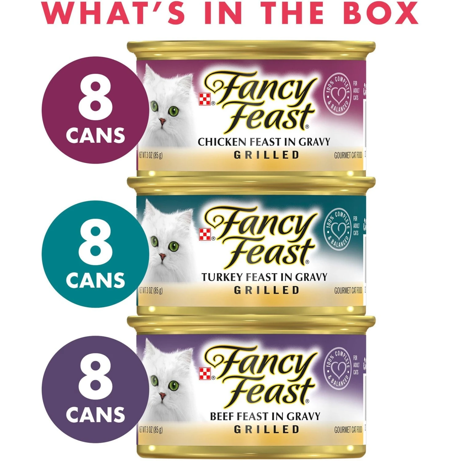 Tiny Tiger Chunks In Gravy Beef & Poultry Recipes Variety Pack Grain-Free Canned Cat Food & Fancy Feast Grilled Poultry & Beef Feast Variety Pack Canned Cat Food 5 Tiny Tiger Chunks In Gravy Beef & Poultry Recipes Variety Pack Grain-Free Canned Cat Food & Fancy Feast Grilled Poultry & Beef Feast Variety Pack Canned Cat Food - Image 3