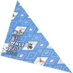 Disney Frozen's Olaf Diamond Pattern Personalized Dog & Cat Bandana -Blue Buffalo Shop 294289 PT4. AC SS1800 V1625158074