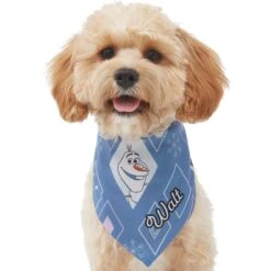 Disney Frozen's Olaf Diamond Pattern Personalized Dog & Cat Bandana -Blue Buffalo Shop 294289 PT6. AC SS1800 V1625155100