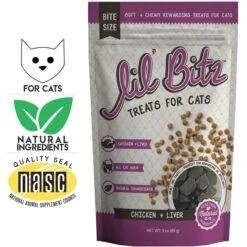 Lil' Bitz Chicken & Liver Cat Treats 16 Lil' Bitz Chicken & Liver Cat Treats -Blue Buffalo Shop 294929 PT6. AC SS1800 V1686858138