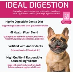 SquarePet VFS Ideal Digestion Dry Dog Food 12 SquarePet VFS Ideal Digestion Dry Dog Food -Blue Buffalo Shop 297034 PT2. AC SS1800 V1620881264