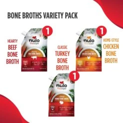 Nulo FreeStyle Grain-Free Bone Broth Variety Pack Dog & Cat Topper, 20-oz Pouch, Case Of 3 -Blue Buffalo Shop 297533 PT1. AC SS1800 V1689109426