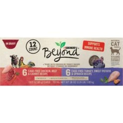 Purina Beyond Chicken & Turkey Variety Pack Wet Cat Food, 3-oz Can, Case Of 12