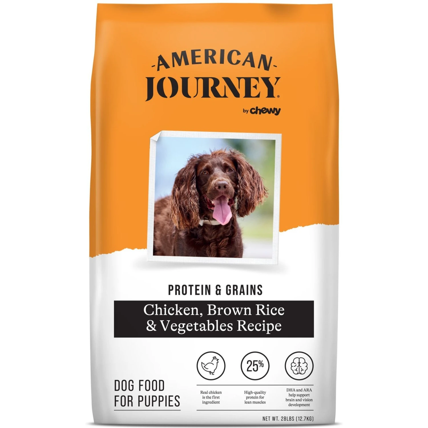 American Journey Protein & Grains Puppy Chicken, Brown Rice & Vegetables Recipe Dog Food & American Journey Beef Recipe Grain-Free Soft & Chewy Training Bits Dog Treats 8 American Journey Protein & Grains Puppy Chicken, Brown Rice & Vegetables Recipe Dog Food & American Journey Beef Recipe Grain-Free Soft & Chewy Training Bits Dog Treats - Image 6