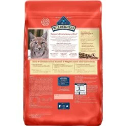 Blue Buffalo Wilderness Indoor Hairball & Weight Control Chicken Recipe Grain-Free Dry Cat Food & Blue Buffalo Bursts With Savory Seafood Cat Treats -Blue Buffalo Shop 297850 PT2. AC SS1800 V1621304832