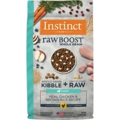 Instinct Be Natural Real Chicken & Brown Rice Recipe Freeze-Dried Raw Coated Dry Dog Food & Instinct Raw Boost Puppy Whole Grain Real Chicken & Brown Rice Recipe Freeze-Dried Raw Coated Dry Dog Food 13 Instinct Be Natural Real Chicken & Brown Rice Recipe Freeze-Dried Raw Coated Dry Dog Food & Instinct Raw Boost Puppy Whole Grain Real Chicken & Brown Rice Recipe Freeze-Dried Raw Coated Dry Dog Food -Blue Buffalo Shop 298130 PT4. AC SS1800 V1621260161
