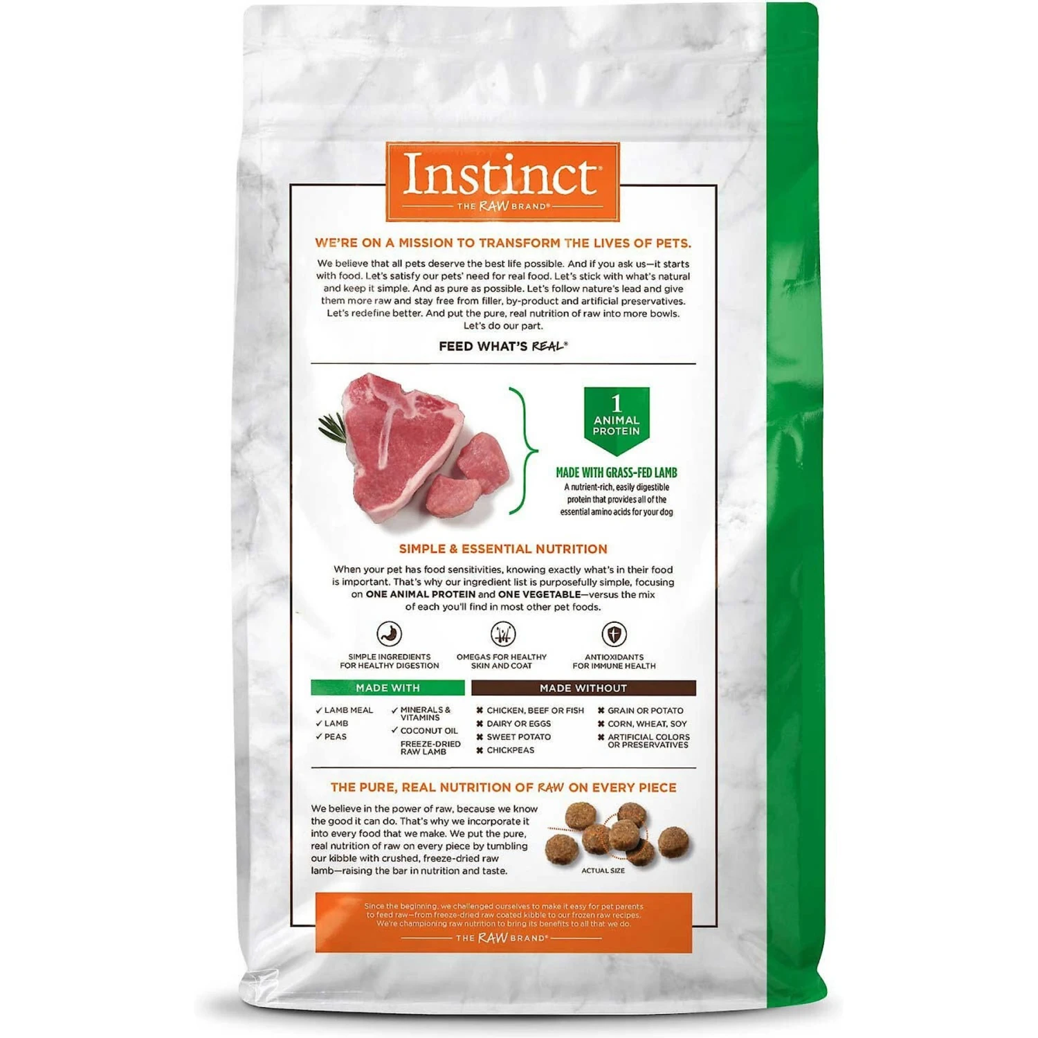 Instinct Limited Ingredient Diet Grain-Free Recipe With Real Lamb Freeze-Dried Raw Coated Dry Dog Food & Instinct Raw Boost Puppy Whole Grain Real Chicken & Brown Rice Recipe Freeze-Dried Raw Coated Dry Dog Food 5 Instinct Limited Ingredient Diet Grain-Free Recipe With Real Lamb Freeze-Dried Raw Coated Dry Dog Food & Instinct Raw Boost Puppy Whole Grain Real Chicken & Brown Rice Recipe Freeze-Dried Raw Coated Dry Dog Food - Image 3