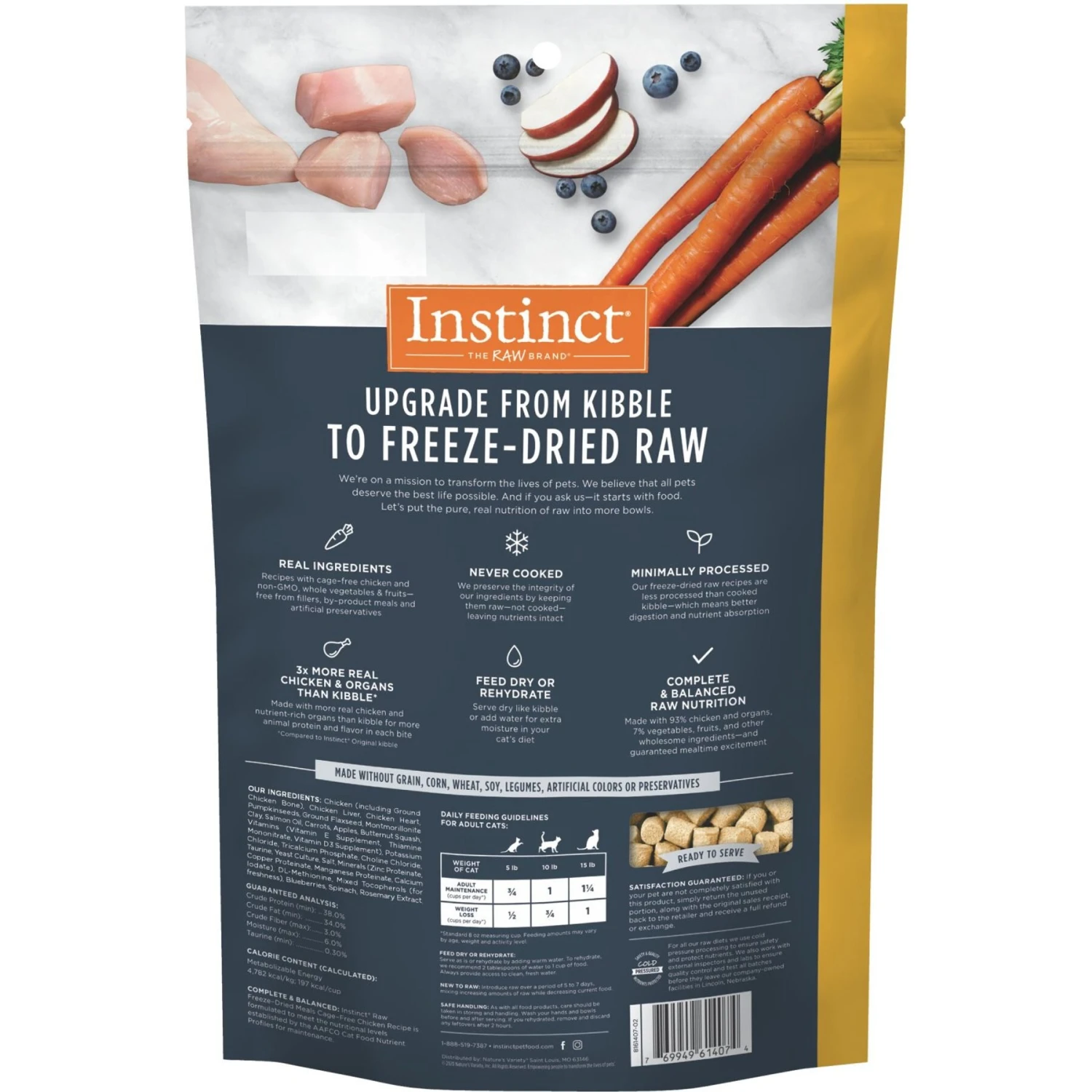 Instinct Original Grain-Free Pate Recipe Variety Pack Wet Canned Cat Food & Instinct Freeze-Dried Raw Meals Grain-Free Cage-Free Chicken Recipe Cat Food 9 Instinct Original Grain-Free Pate Recipe Variety Pack Wet Canned Cat Food & Instinct Freeze-Dried Raw Meals Grain-Free Cage-Free Chicken Recipe Cat Food - Image 7