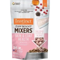 Instinct Raw Boost Mixers Chicken Recipe Grain-Free Freeze-Dried Cat Food Topper & Instinct Freeze-Dried Raw Boost Mixers Grain-Free Skin & Coat Health Recipe Cat Food Topper -Blue Buffalo Shop 298154 PT3. AC SS1800 V1621301543