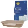 KittyGoHere Senior Cat Litter Box & Dr. Elsey's Senior Crystal Cat Litter -Blue Buffalo Shop 298180 MAIN. AC SS1800 V1700888096