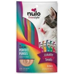 Nulo Freestyle Chicken & Cod Recipe Grain-Free Dry Cat & Kitten Food & Nulo Freestyle Perfect Purees Variety Pack Grain-Free Lickable Cat Treats -Blue Buffalo Shop 298318 PT4. AC SS1800 V1621288634