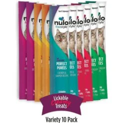 Nulo Freestyle Chicken & Cod Recipe Grain-Free Dry Cat & Kitten Food & Nulo Freestyle Perfect Purees Variety Pack Grain-Free Lickable Cat Treats -Blue Buffalo Shop 298318 PT6. AC SS1800 V1621303652