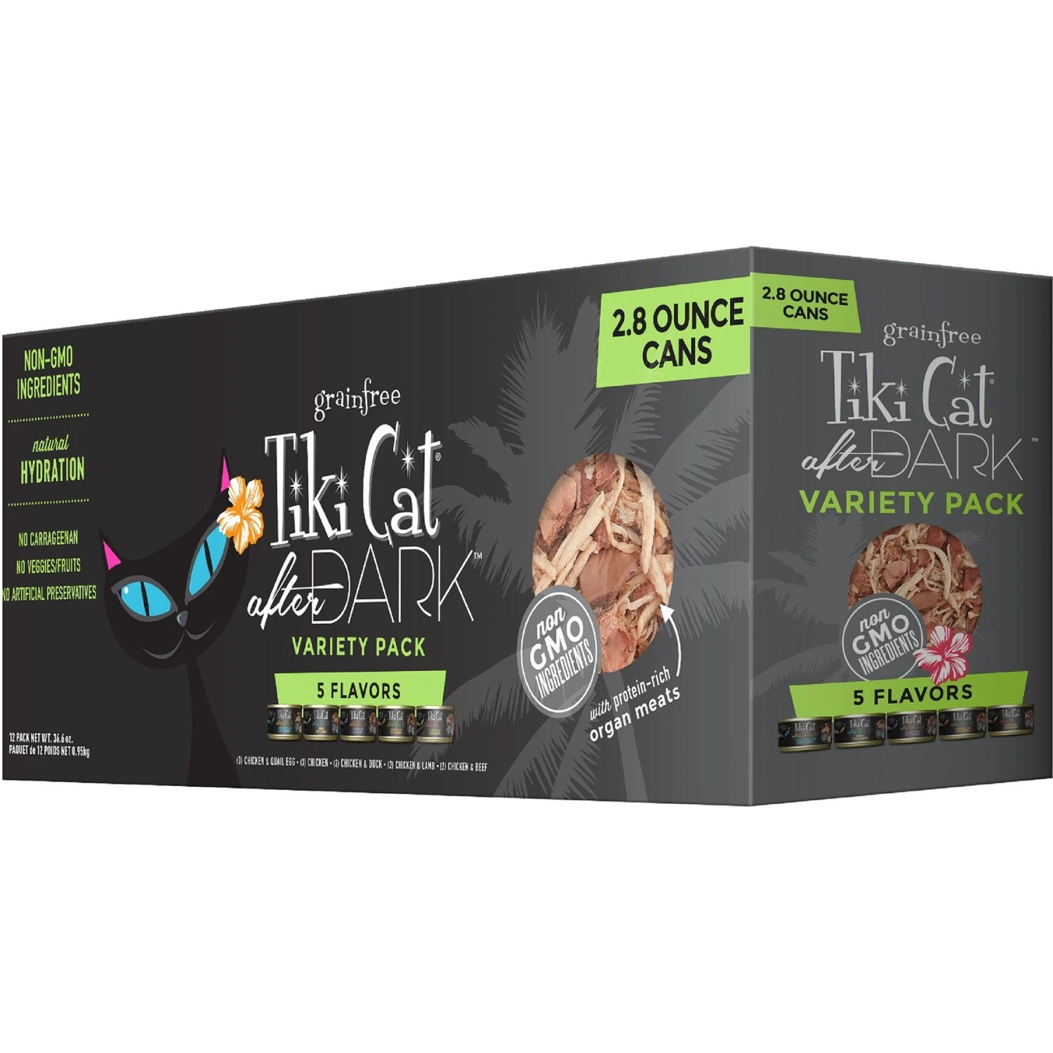 Tiki Cat Luau Variety Pack Grain-Free Canned Cat Food & Tiki Cat After Dark Variety Pack Canned Cat Food 8 Tiki Cat Luau Variety Pack Grain-Free Canned Cat Food & Tiki Cat After Dark Variety Pack Canned Cat Food - Image 6