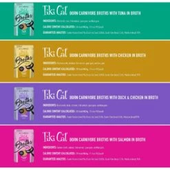 Tiki Cat Luau Velvet Mousse Variety Pack Grain-Free Wet Cat Food, 2.8-oz Pouch, Case Of 12 & Tiki Cat Broths Variety Pack Grain-free Wet Cat Food Topper, 1.3-oz Pouch, Case Of 12 13 Tiki Cat Luau Velvet Mousse Variety Pack Grain-Free Wet Cat Food, 2.8-oz Pouch, Case Of 12 & Tiki Cat Broths Variety Pack Grain-free Wet Cat Food Topper, 1.3-oz Pouch, Case Of 12 -Blue Buffalo Shop 298554 PT2. AC SS1800 V1703016357