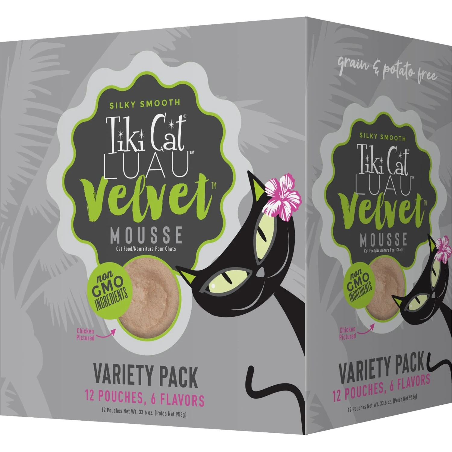 Tiki Cat Luau Velvet Mousse Variety Pack Grain-Free Wet Cat Food, 2.8-oz Pouch, Case Of 12 & Tiki Cat Broths Variety Pack Grain-free Wet Cat Food Topper, 1.3-oz Pouch, Case Of 12 8 Tiki Cat Luau Velvet Mousse Variety Pack Grain-Free Wet Cat Food, 2.8-oz Pouch, Case Of 12 & Tiki Cat Broths Variety Pack Grain-free Wet Cat Food Topper, 1.3-oz Pouch, Case Of 12 - Image 6