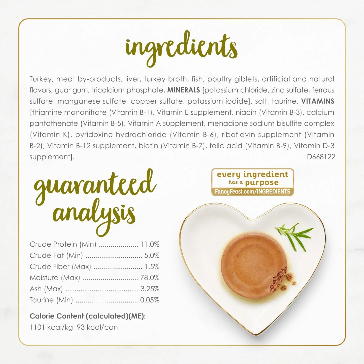 Tiny Tiger Pate Turkey & Giblets Recipe Grain-Free Canned Cat Food & Fancy Feast Classic Turkey & Giblets Feast Canned Cat Food 6 Tiny Tiger Pate Turkey & Giblets Recipe Grain-Free Canned Cat Food & Fancy Feast Classic Turkey & Giblets Feast Canned Cat Food - Image 4