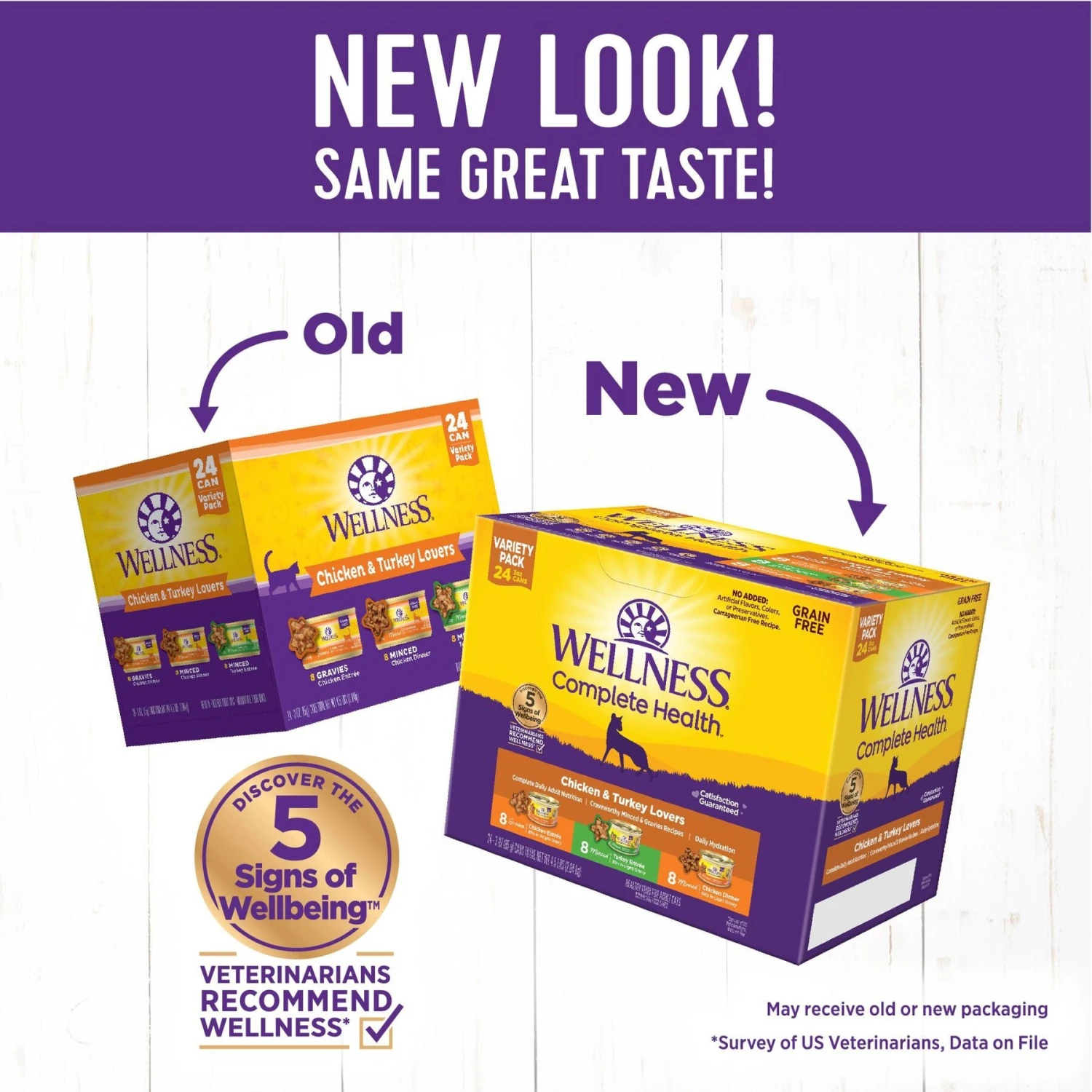 Wellness Chicken & Turkey Lovers Canned Cat Food, 3-oz, Case Of 24 & Wellness CORE Signature Selects Shredded Boneless Chicken & Chicken Liver Entree In Sauce Grain-Free Natural Canned Cat Food 9 Wellness Chicken & Turkey Lovers Canned Cat Food, 3-oz, Case Of 24 & Wellness CORE Signature Selects Shredded Boneless Chicken & Chicken Liver Entree In Sauce Grain-Free Natural Canned Cat Food - Image 7