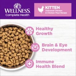 Wellness Complete Health Kitten Chicken Entree Recipe Natural Canned Cat Food & Wellness Complete Health Natural Grain-Free Deboned Chicken & Chicken Meal Dry Kitten Food 17 Wellness Complete Health Kitten Chicken Entree Recipe Natural Canned Cat Food & Wellness Complete Health Natural Grain-Free Deboned Chicken & Chicken Meal Dry Kitten Food -Blue Buffalo Shop 298660 PT7. AC SS1800 V1621991274