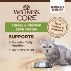 Wellness CORE Natural Grain-Free Turkey & Chicken Liver Pate Canned Kitten Food & Wellness CORE Grain-Free Salmon, Whitefish & Herring Pate Canned Kitten & Cat Food 14 Wellness CORE Natural Grain-Free Turkey & Chicken Liver Pate Canned Kitten Food & Wellness CORE Grain-Free Salmon, Whitefish & Herring Pate Canned Kitten & Cat Food -Blue Buffalo Shop 298714 PT4. AC SS1800 V1621987657