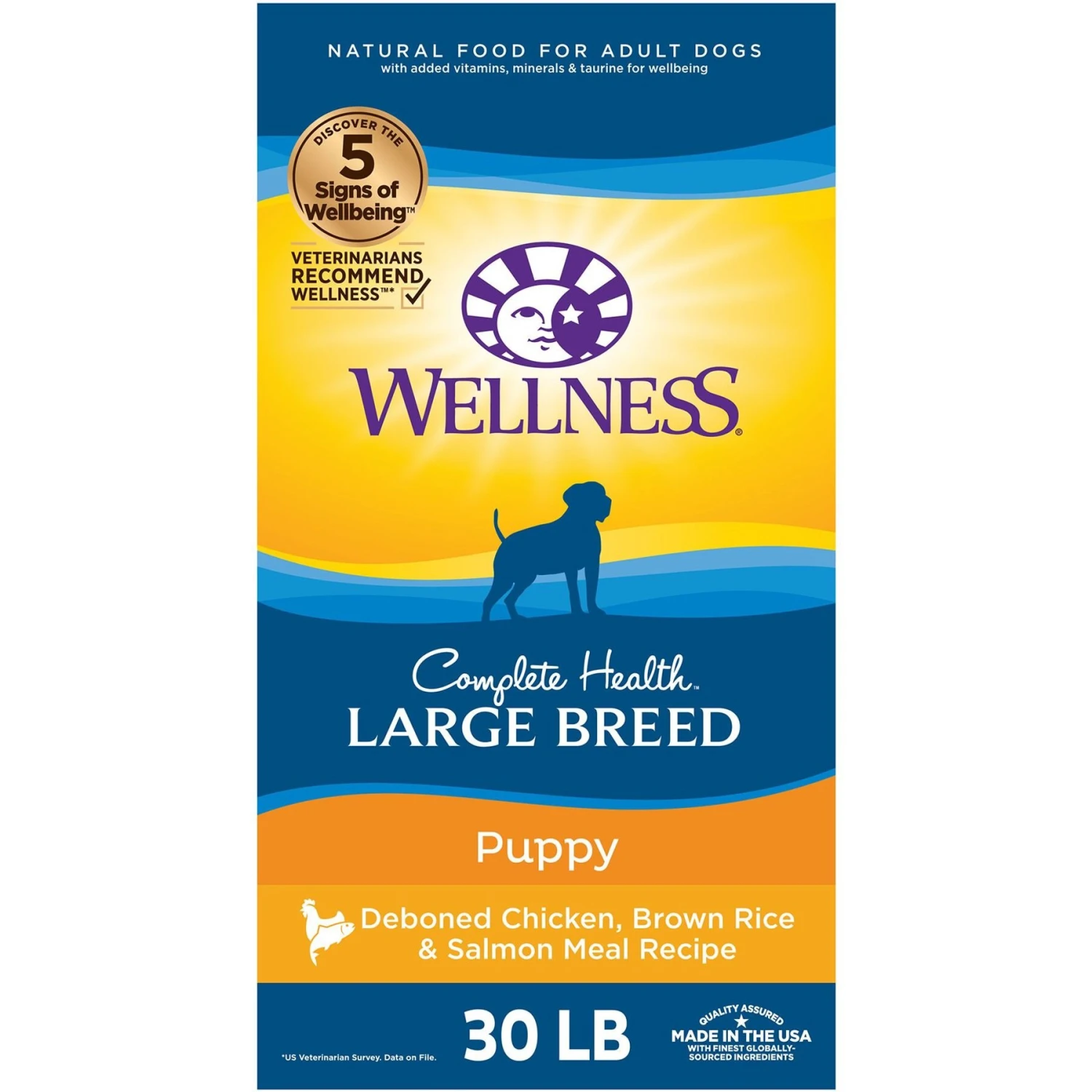 Wellness Large Breed Complete Health Puppy Deboned Chicken, Brown Rice & Salmon Meal Recipe Dry Dog Food & Wellness Complete Health Just For Puppy Canned Dog Food 8 Wellness Large Breed Complete Health Puppy Deboned Chicken, Brown Rice & Salmon Meal Recipe Dry Dog Food & Wellness Complete Health Just For Puppy Canned Dog Food - Image 6