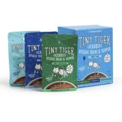 Tiny Tiger, Lickables, Variety Pack, Bisque Cat Treat & Topper
