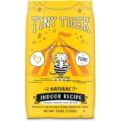 Tiny Tiger, Natural Indoor Recipe Chicken Flavor Dry Cat Food 15 Tiny Tiger, Natural Indoor Recipe Chicken Flavor Dry Cat Food -Blue Buffalo Shop 301419 PT7. AC SS1800 V1631300816