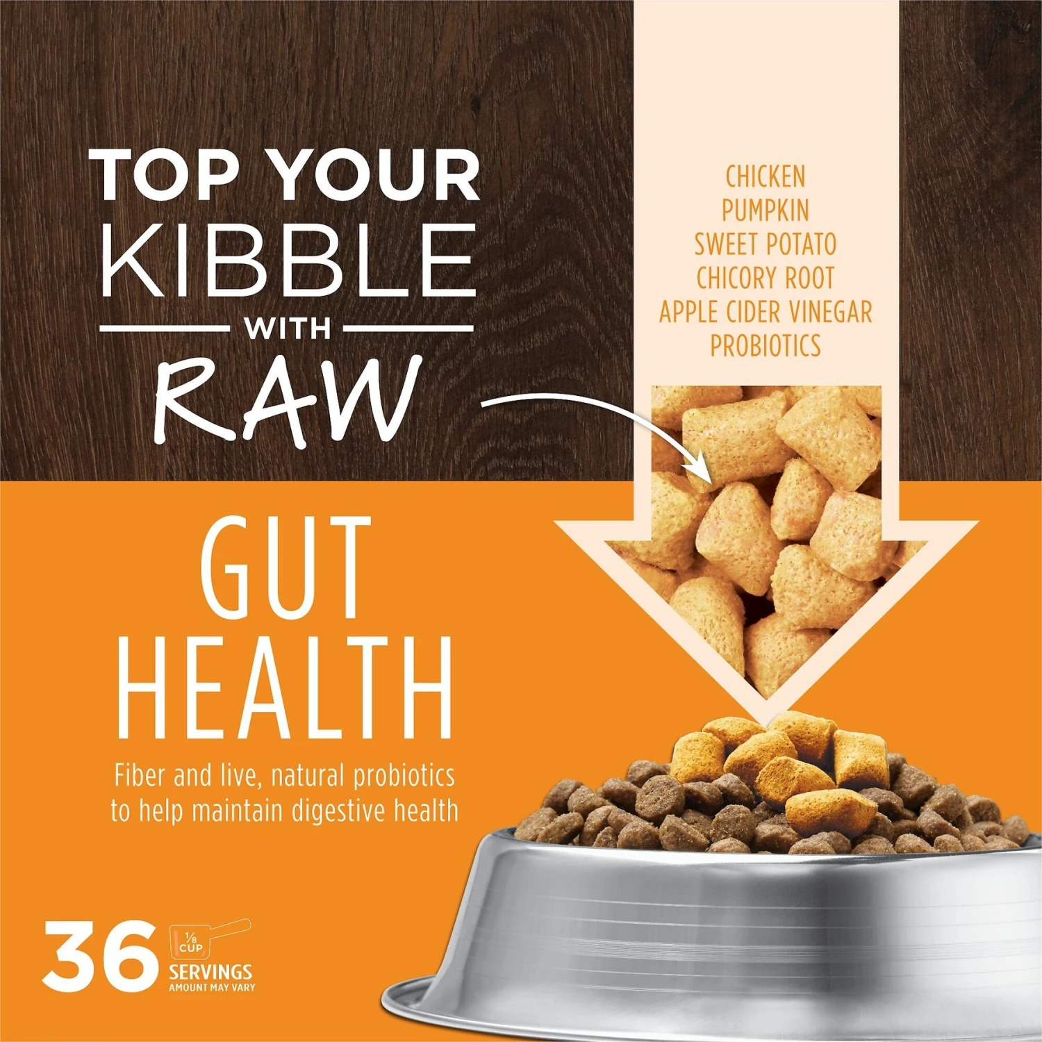 Instinct Boost Mixers Gut Health Recipe Grain-Free Frozen Dog Food Topper 5 Instinct Boost Mixers Gut Health Recipe Grain-Free Frozen Dog Food Topper - Image 3