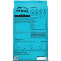 American Journey Protein & Grains Senior Salmon, Brown Rice & Vegetables Recipe Dry Dog Food, 28-lb Bag & American Journey Poultry & Beef Variety Pack Grain-Free Canned Dog Food -Blue Buffalo Shop 302238 PT6. AC SS1800 V1694612975