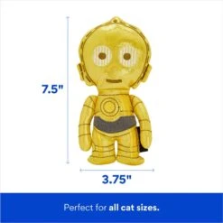 STAR WARS C-3PO Plush Kicker Cat Toy With Catnip & STAR WARS STORMTROOPER Plush Mice Cat Toy With Catnip, 3 Count -Blue Buffalo Shop 302556 PT2. AC SS1800 V1698957008