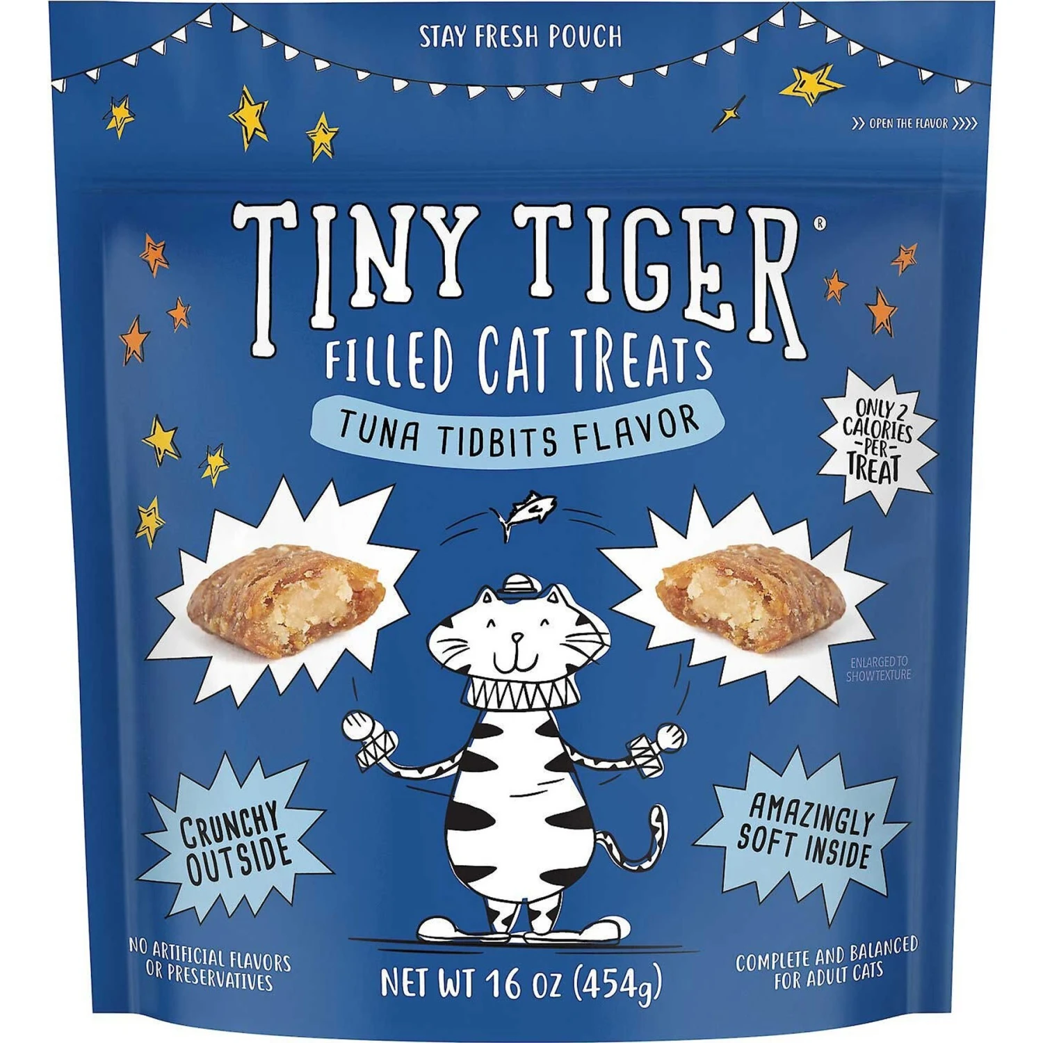 Tiny Tiger Chunks In EXTRA Gravy Tuna Recipe Grain-Free Canned Cat Food & Tiny Tiger Tuna Tidbits Flavor Filled Cat Treats 8 Tiny Tiger Chunks In EXTRA Gravy Tuna Recipe Grain-Free Canned Cat Food & Tiny Tiger Tuna Tidbits Flavor Filled Cat Treats - Image 6