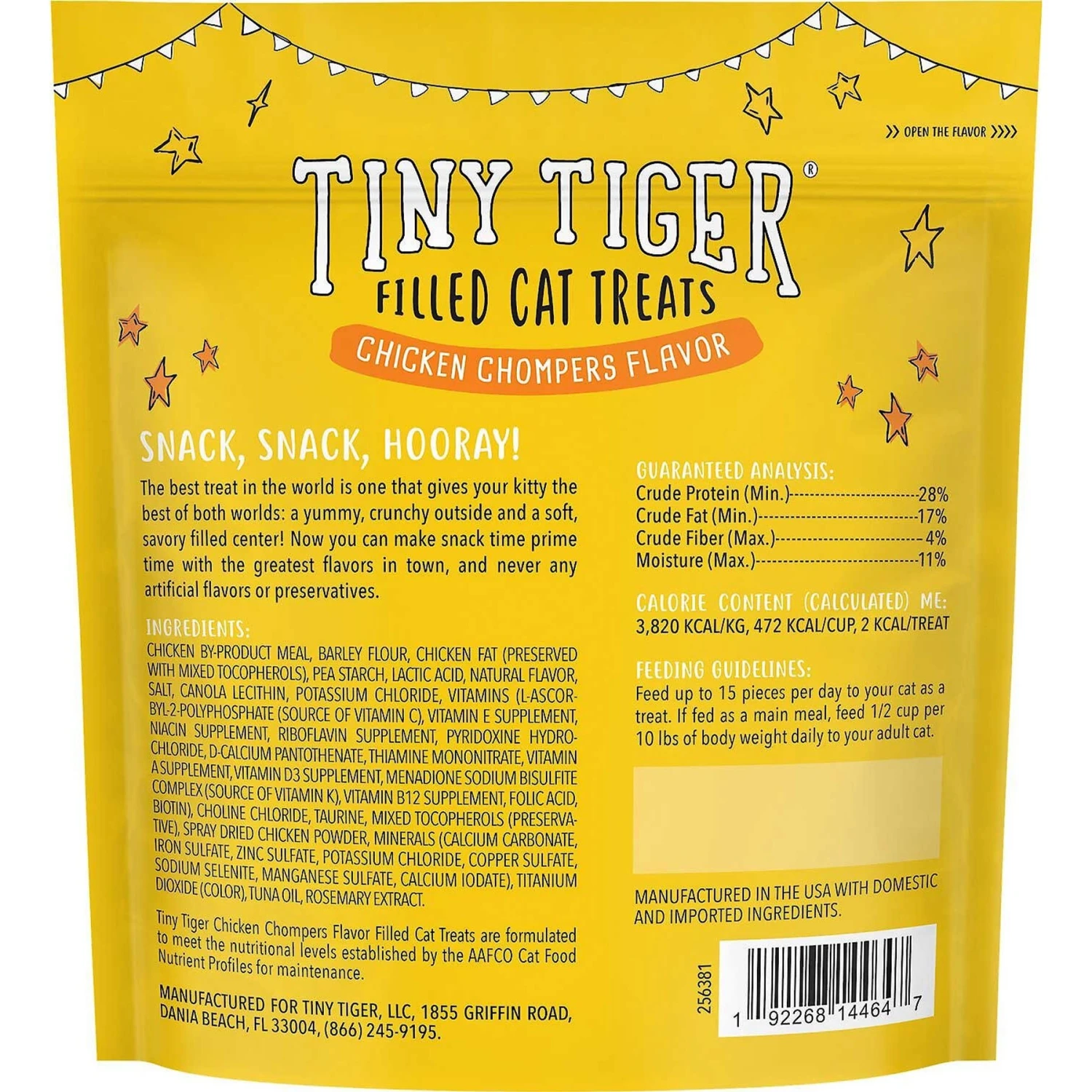Tiny Tiger Chunks In Gravy Beef & Poultry Recipes Variety Pack Grain-Free Canned Cat Food & Tiny Tiger Chicken Chompers Flavor Filled Cat Treats 9 Tiny Tiger Chunks In Gravy Beef & Poultry Recipes Variety Pack Grain-Free Canned Cat Food & Tiny Tiger Chicken Chompers Flavor Filled Cat Treats - Image 7